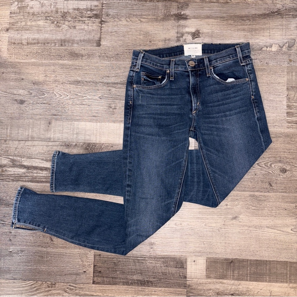 McGuire Denim Anthropologie Skinny Blue Jeans 24 Style 15B